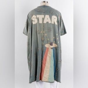 Magnolia Pearl Indigo Star Denim Coat